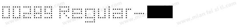 00289 Regular字体转换